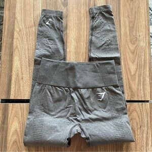 Gymshark XS Seamless Leggings in brown